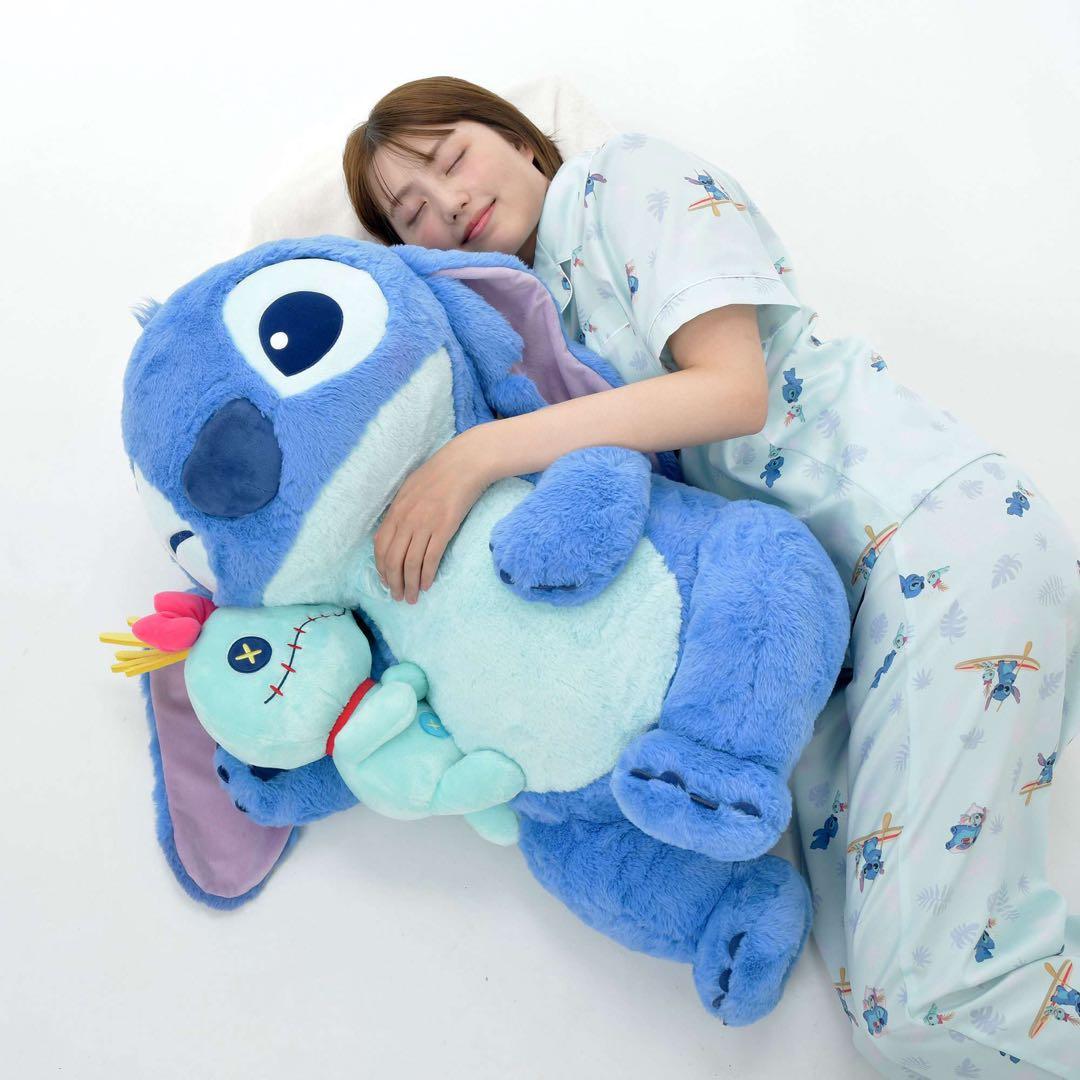 スティッチ＆スクランプ 82cm ぬいぐるみ スーパービッグ Disney