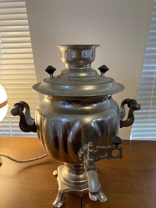 アンティーク サモワール ロシア 電気湯沸かし器 - メルカリ