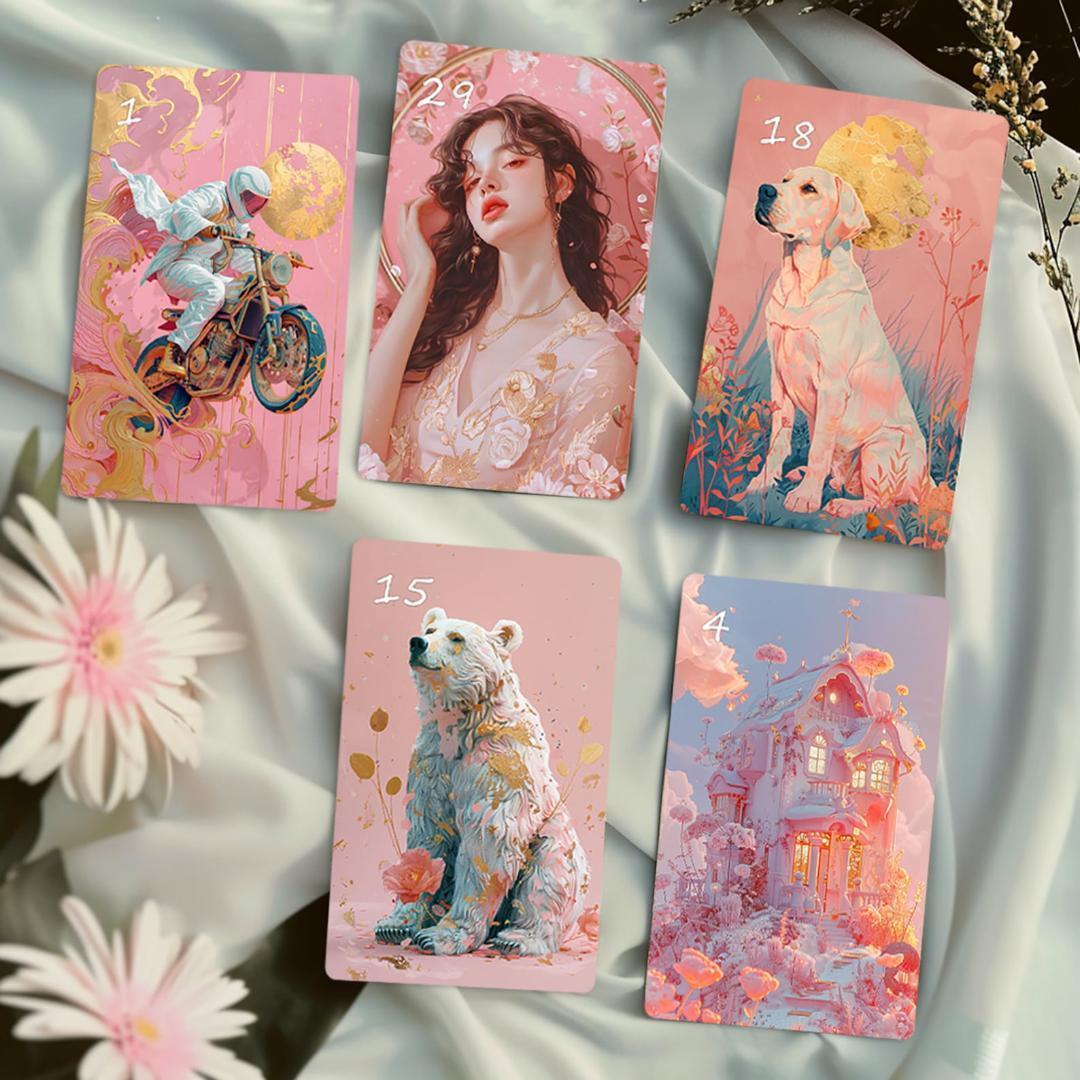 入手困難な海外デッキ✨可愛く美しい夢のような情景を描いた夢想のルノルマンカード
