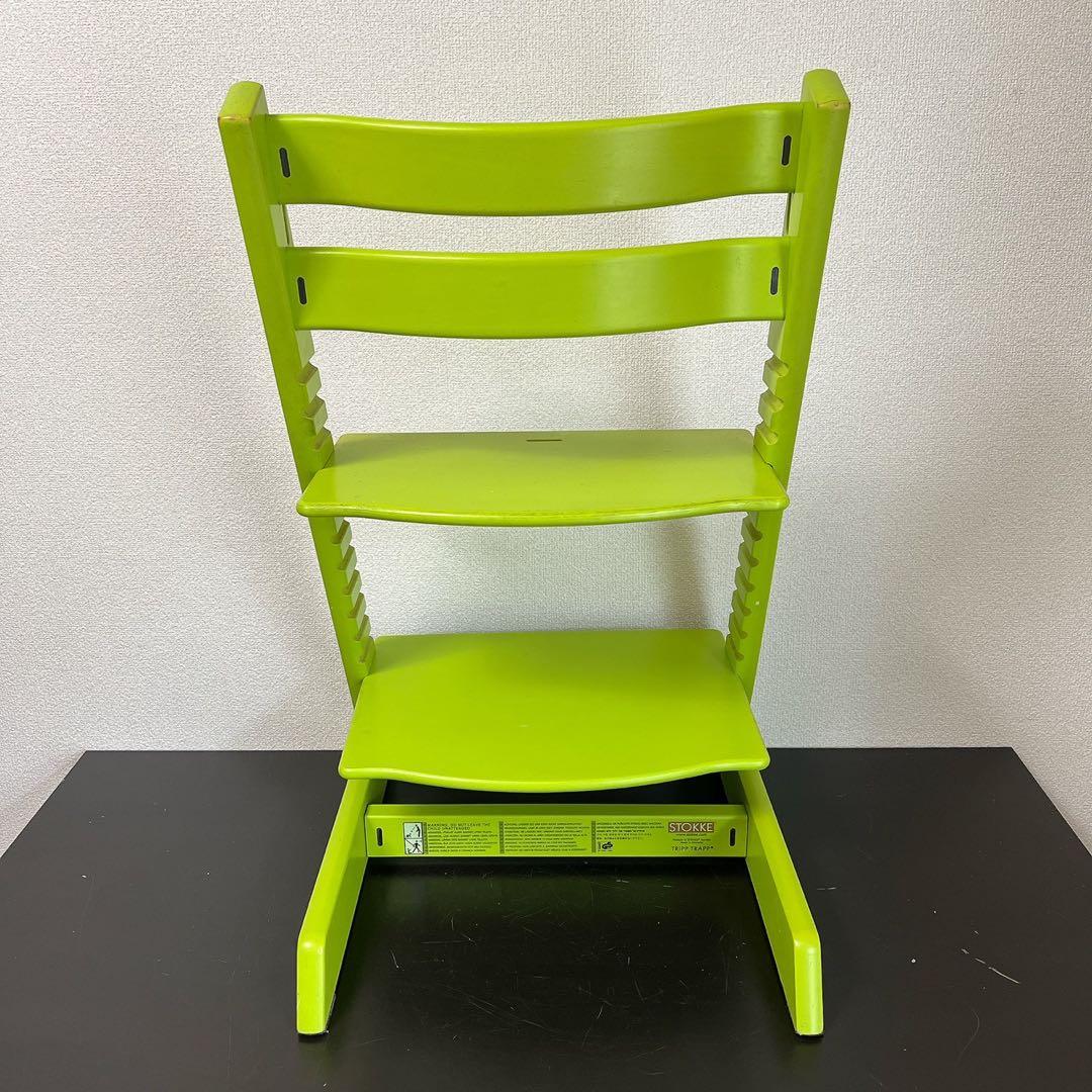 廃盤色ストッケ トリップトラップ シリアル4〜 ライムグリーン 取説