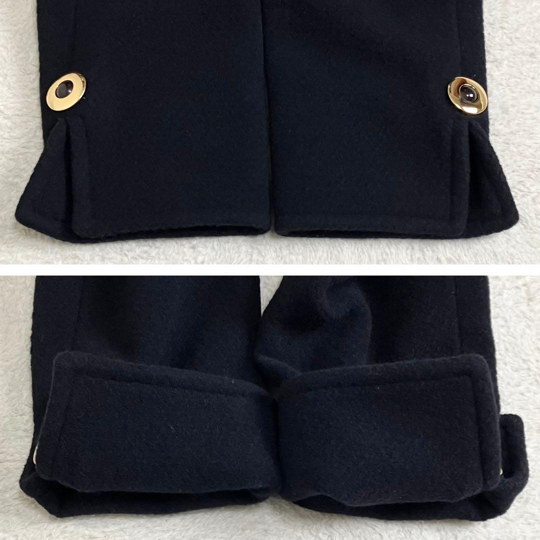 クリスチャンディオール アンゴラ ピーコート ダブルブレスト L 金