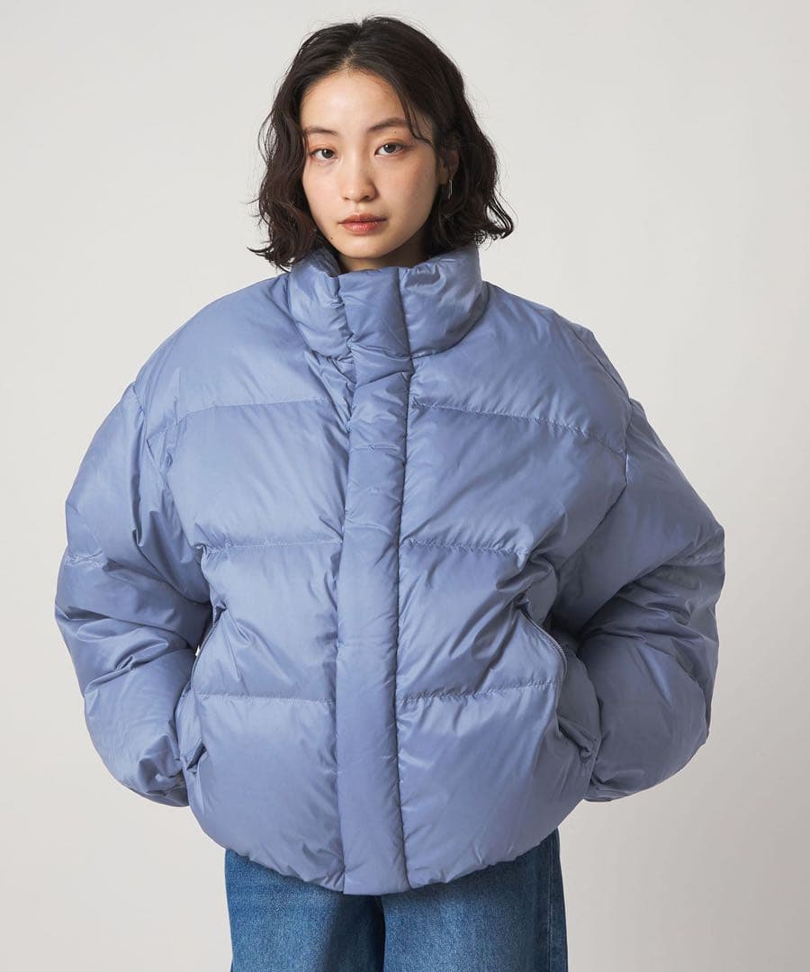 完売品【別注】＜TAION×CITEN＞バルーンダウンブルゾン ライトブルー M