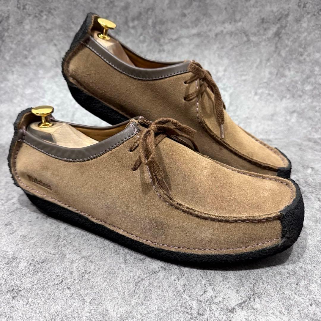【極美品】CLARKS クラークス　27.5cm ナタリー　　レザー　スエード