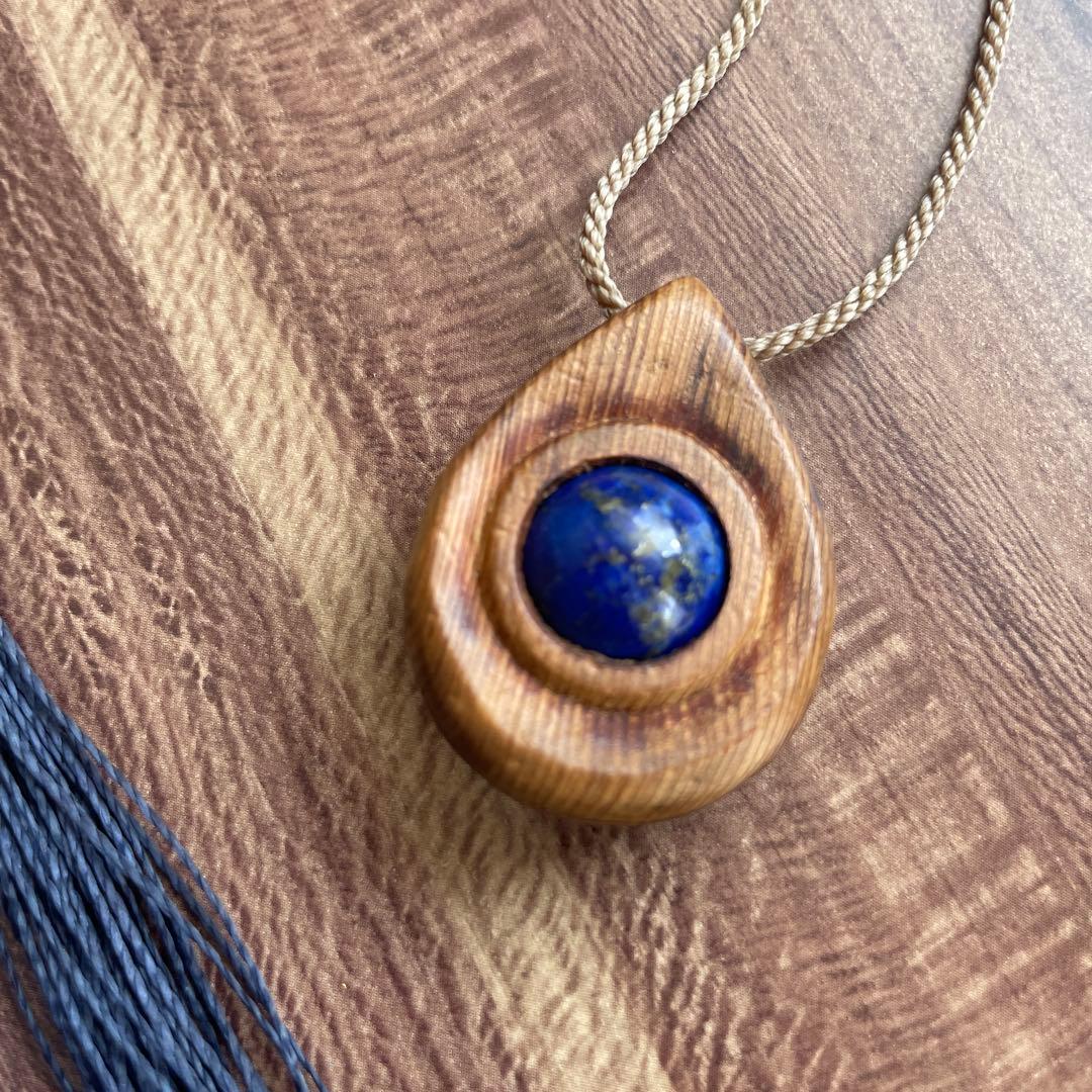 値下げ❗️木 ラピスラズリ マクラメ 屋久杉 値下げ❗️木