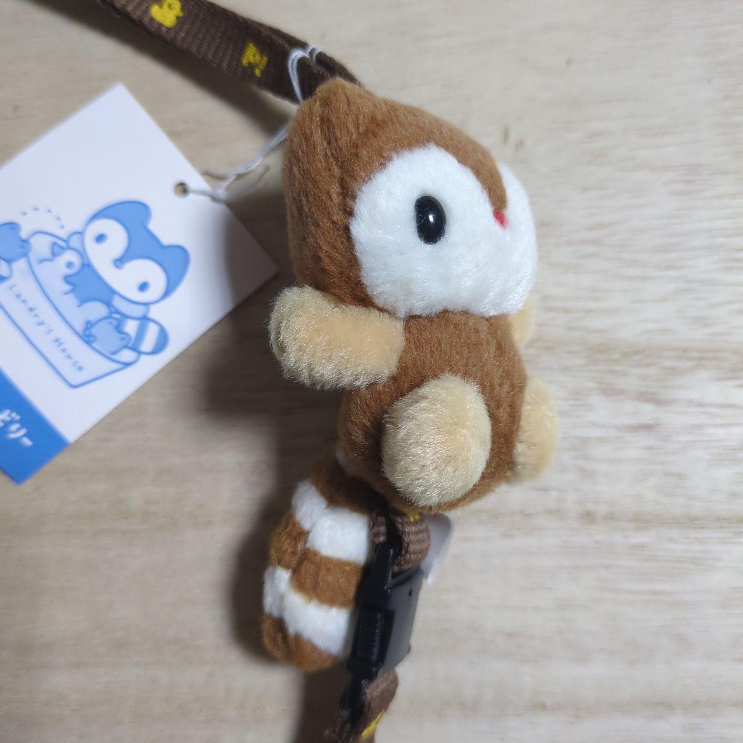 たらいぐまのらんどりー ぬいぐるみ ストラップ マスコット 当時物