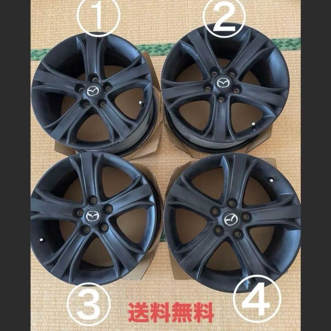 ラブストーリー様専用MAZDA RX-8 純正17インチ （塗装品）4本セット➀