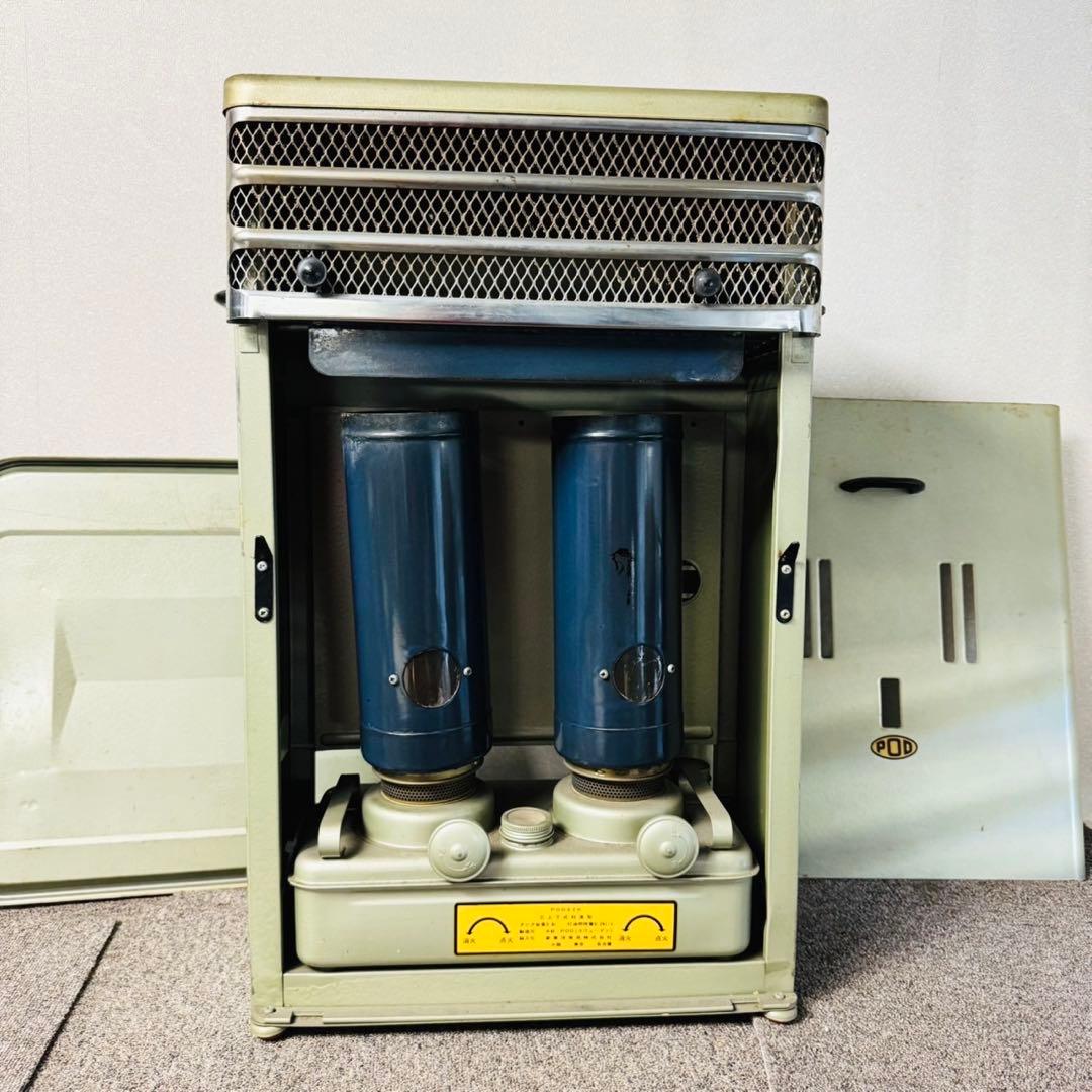 C98レア品✨POP スウェーデン製 ストーブ 2筒式ストーブ ヴィンテージ品