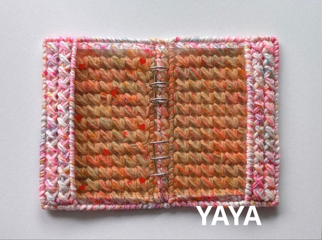 saving challenge レジン バインダーカバー 貯金 A6 毛糸 - その他