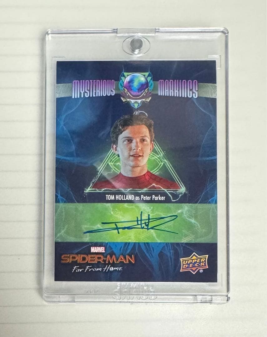 トム・ホランド サイン入りカード スパイダーマン - メルカリ