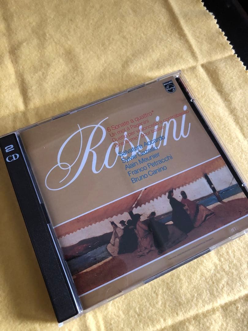 貴重！ロッシーニ　弦楽ソナタ 全曲　全集　アッカルド　2CD phlips サルヴァトーレ・アッカルド / ロッシーニ:弦楽ソナタ集 | レコード