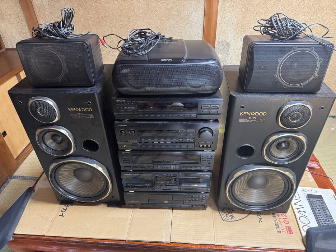 KENWOOD ROXY J7 コンポ （リモコン取説付） - メルカリ