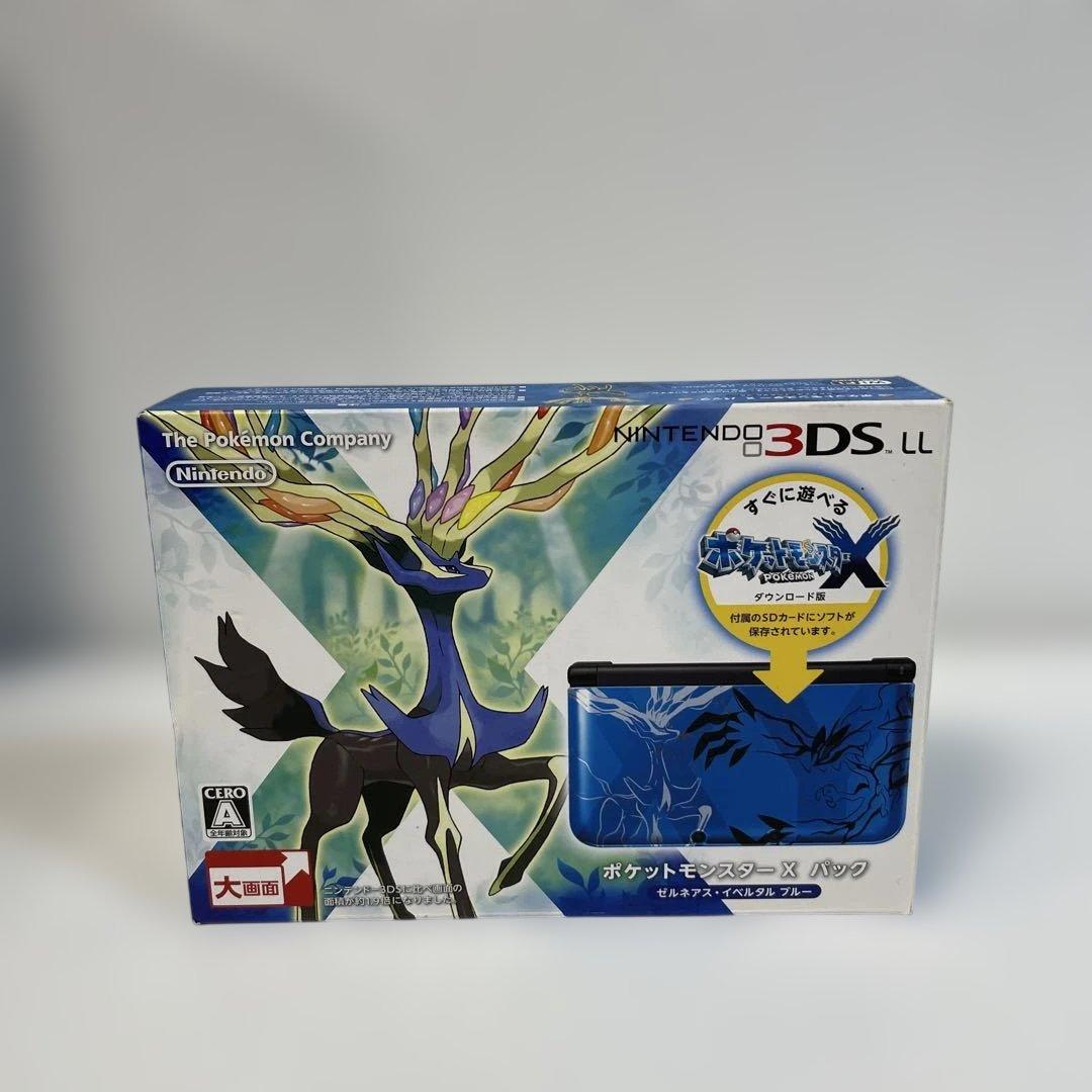 動作確認済】ニンテンドー3DS LL ポケットモンスター X パック ブルー