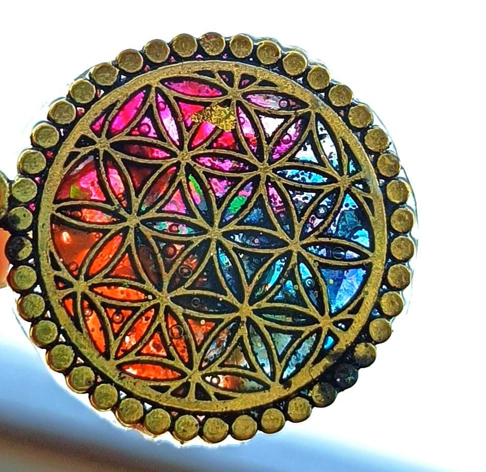 hiro様❀虹波動望みの叶い❀龍オルゴナイトペンダント