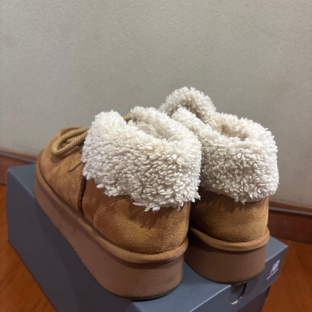 ニコアンド オリジナルフェイクムートンモカシンブーツ L （24.5