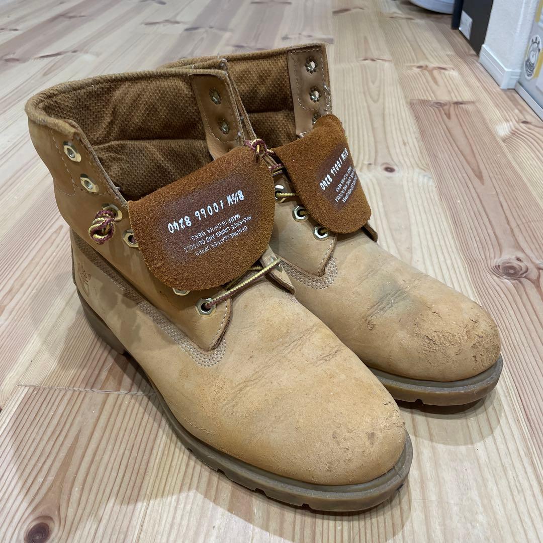 Timberland ベージュ ワークブーツ - メルカリ