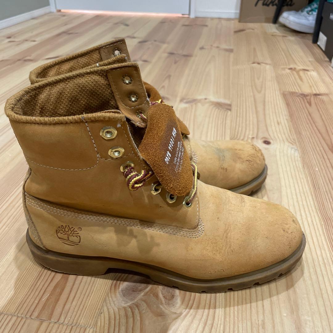 Timberland ベージュ ワークブーツ - メルカリ