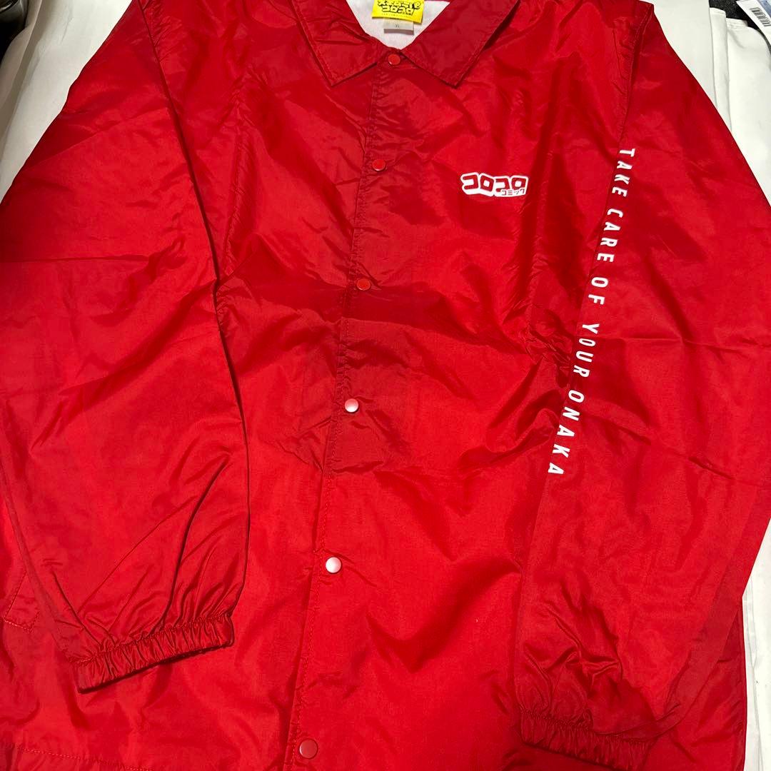 コロコロコミック　スチャダラパー コーチジャケットXL レッド　希少　2016年 コロコロコミック スチャダラパー コーチジャケットM レッド 希少 2016