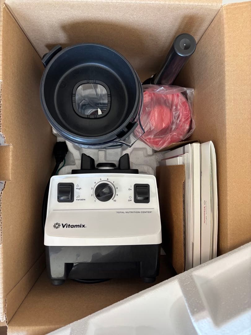 美品！ホワイトカラー Vitamixレシピブック付き/2018年東急百貨店で