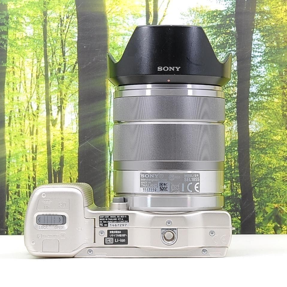 スマホ転送セット☆ソニー NEX-5☆動画撮影もGood☆珍しいゴールド