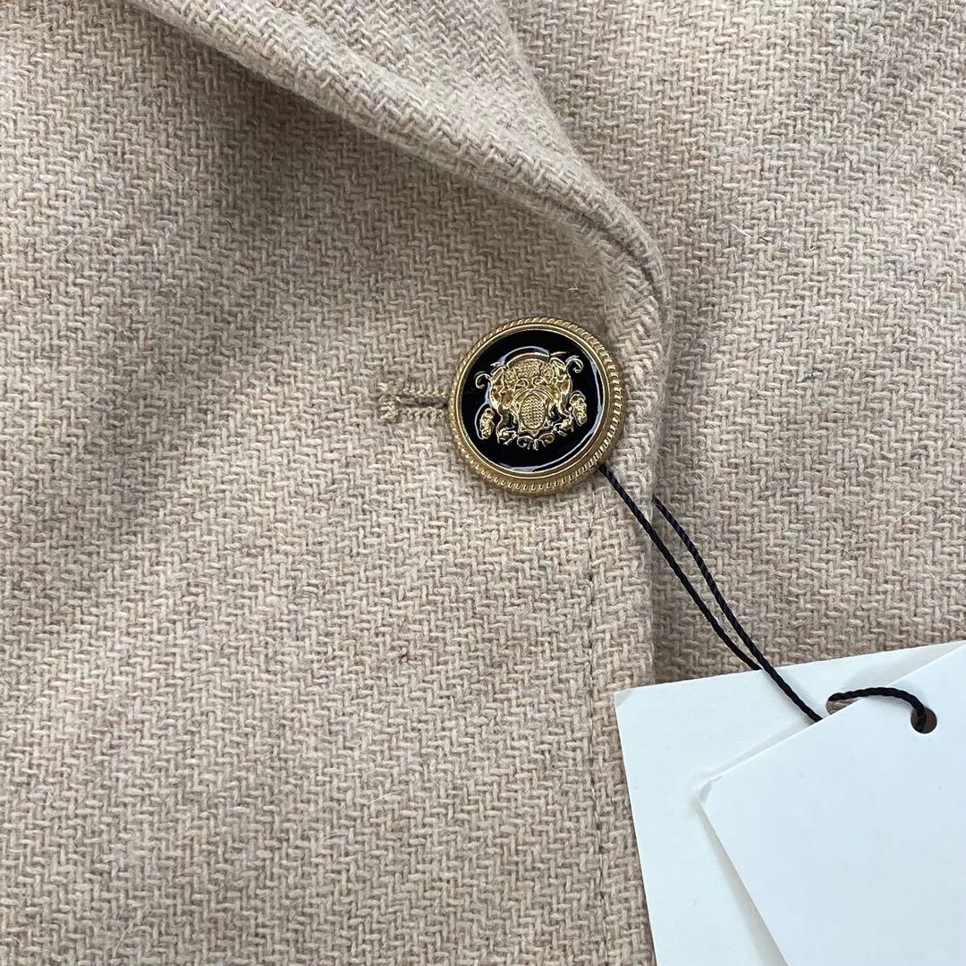 ZARA クロップドダブルブレストウールブレンドコート - メルカリ