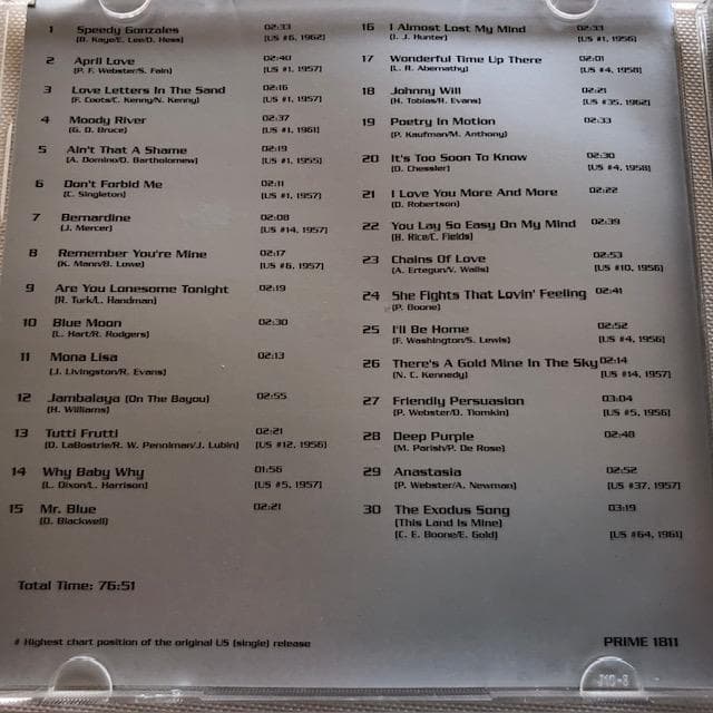 パット・ブーン プラチナム・コレクション 豪華ベスト盤 CD d816y85