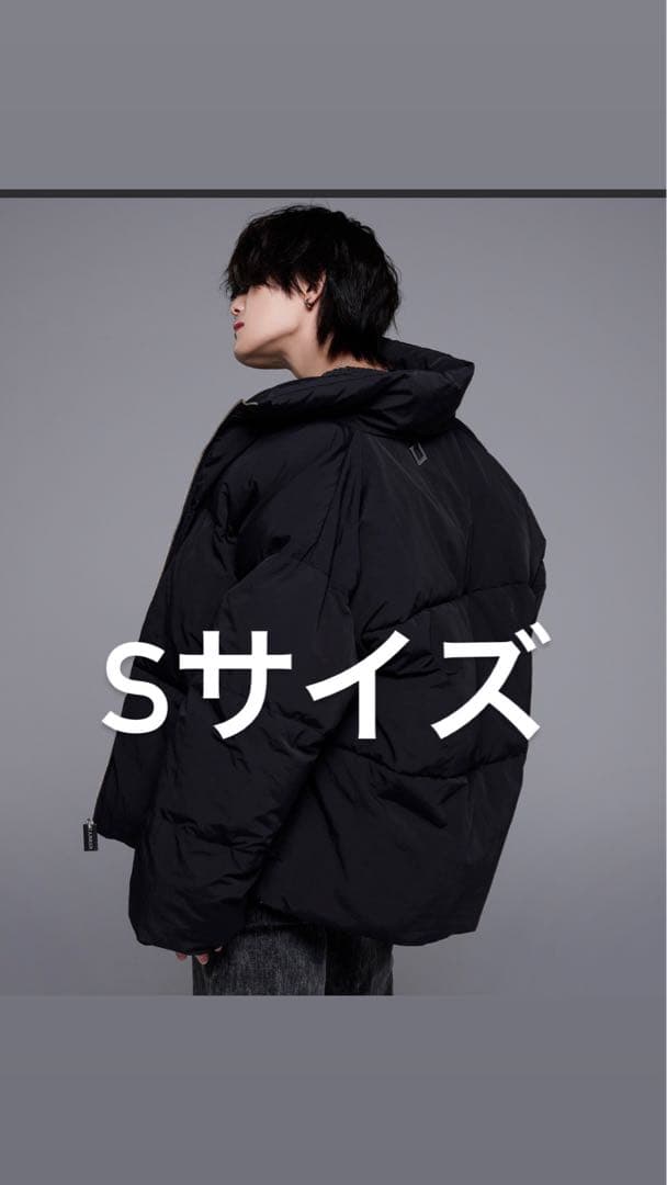 美品】ADRER ダウンジャケット 中綿ジャケット ブラック 黒 Sサイズ