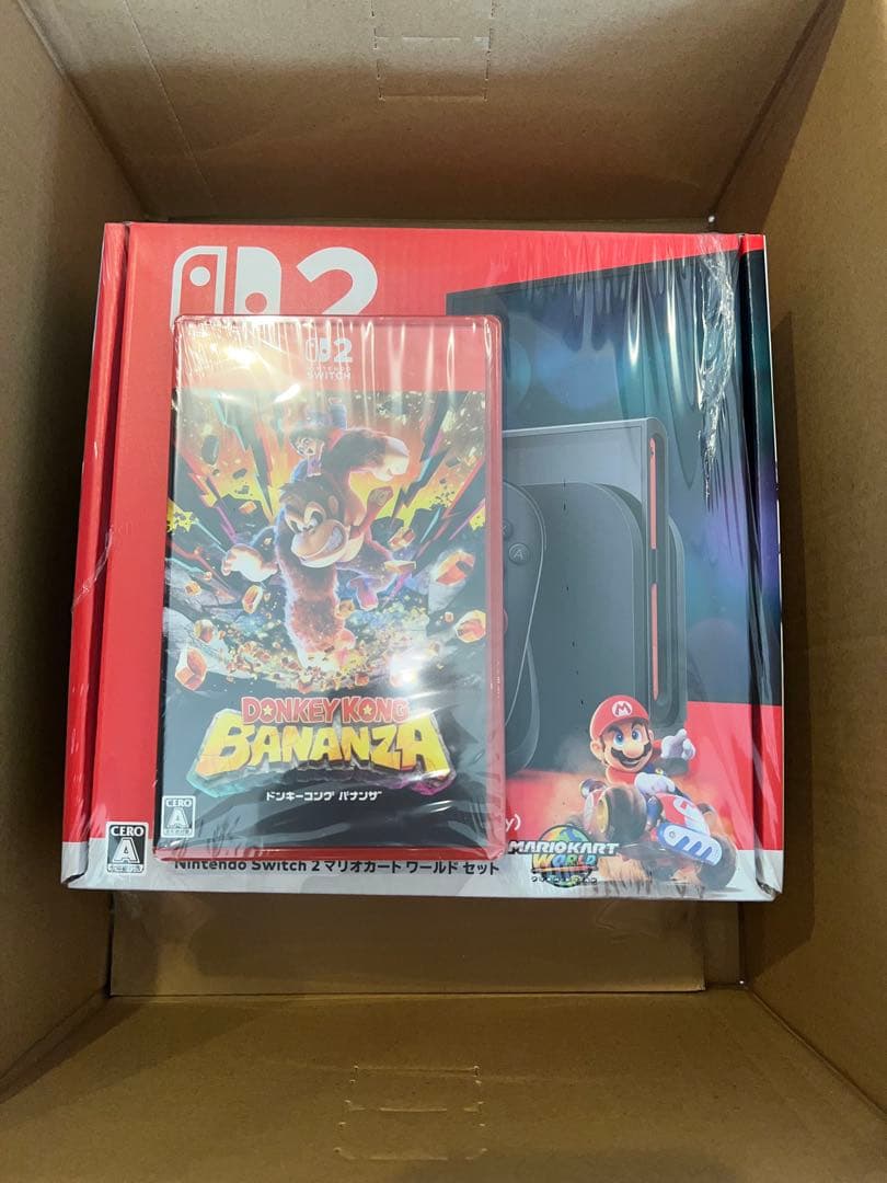 【新品未使用】Nintendo Switch2マリオカートセット　バナンザ付 楽天ブックス: 【セット商品】Nintendo Switch 2（日本語・国内専用