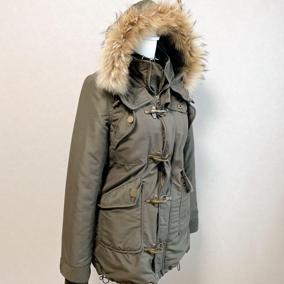 平成ギャルy2k ファー付き ミリタリー モッズコート フェアリー