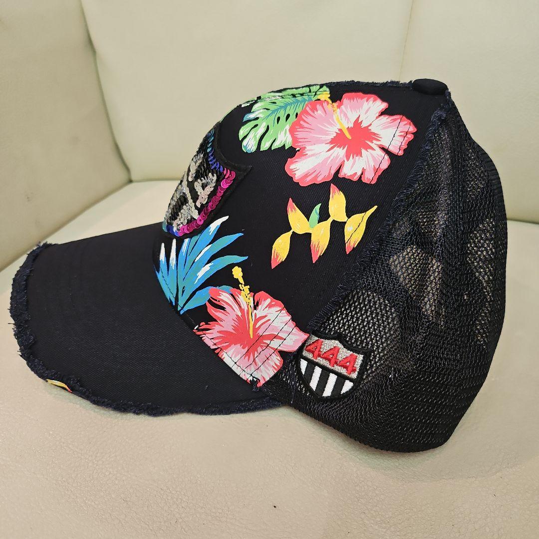 YOSHINORI KOTAKE フラワープリントキャップ