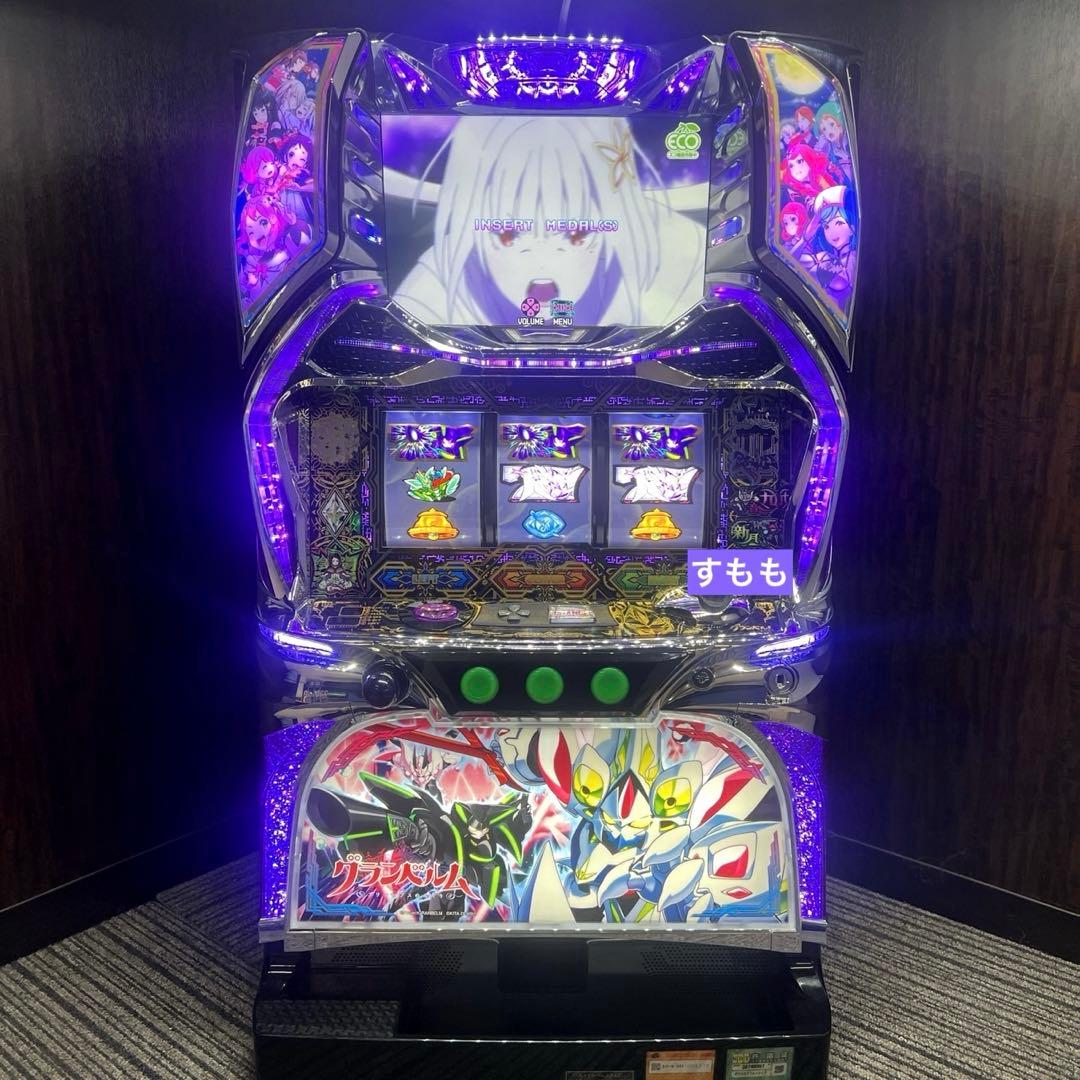 パチスロ実機 回胴式遊技機 グランベルム コイン不要機付 送料無料