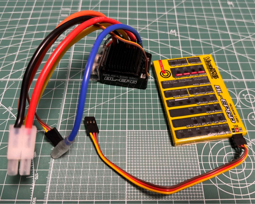 ヨコモ BL-EP6 ブラシレスモーターESC プログラムカード中古良品