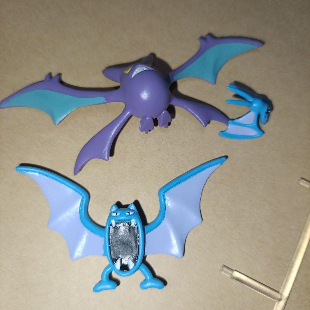 立体ポケモン図鑑 ズバット ゴルバット クロバット ポケモン立体図鑑