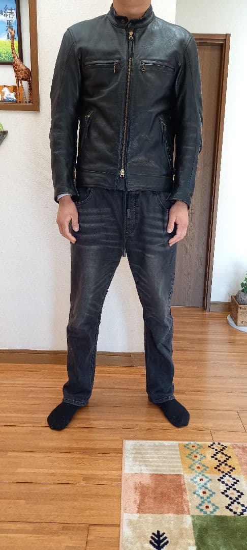 クシタニ K0675 スタンドカラージャケット Wファスナー改 Lサイズ 美品