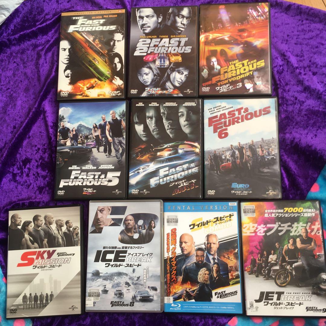 ワイルド・スピードシリーズ DVD 10枚セット - メルカリ