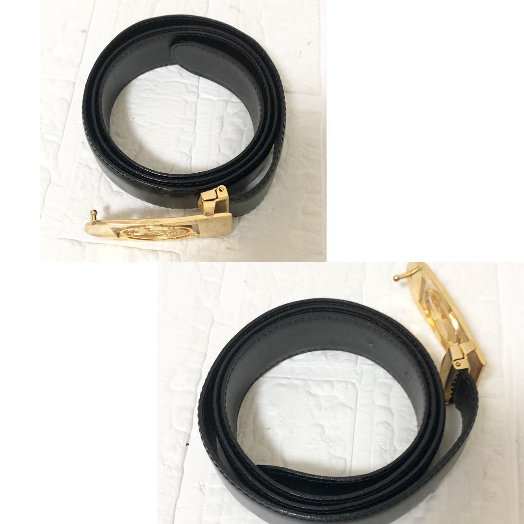 美品 CELINE セリーヌ ベルト 馬車金具 ゴールド ブラック - メルカリ