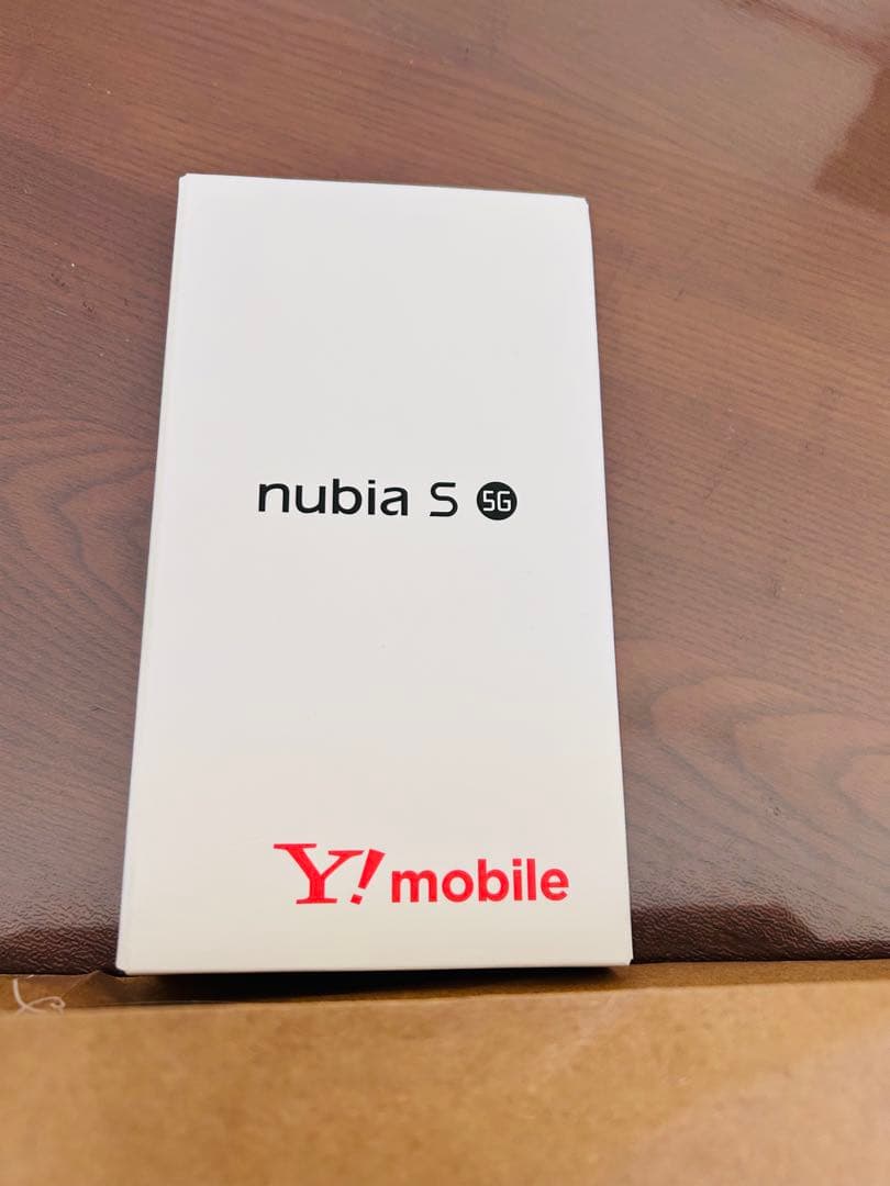 【新品未使用品】　スマホnubia S 5G ZESCK2 nubia S 5G｜Y!mobile（ワイモバイル） - 格安SIM・スマホ