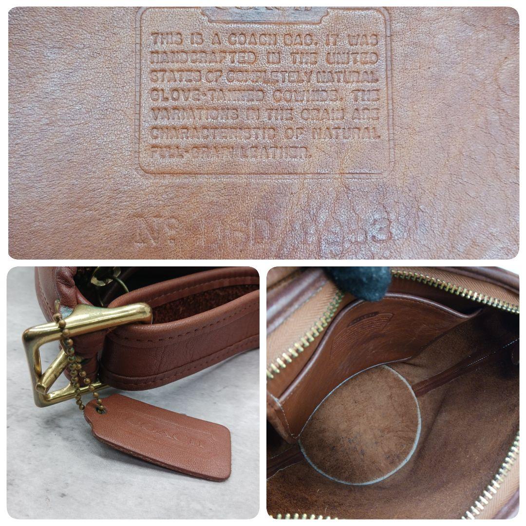 美品✨ オールドコーチ バケツ型 ショルダーバッグ ブラウン レガシー