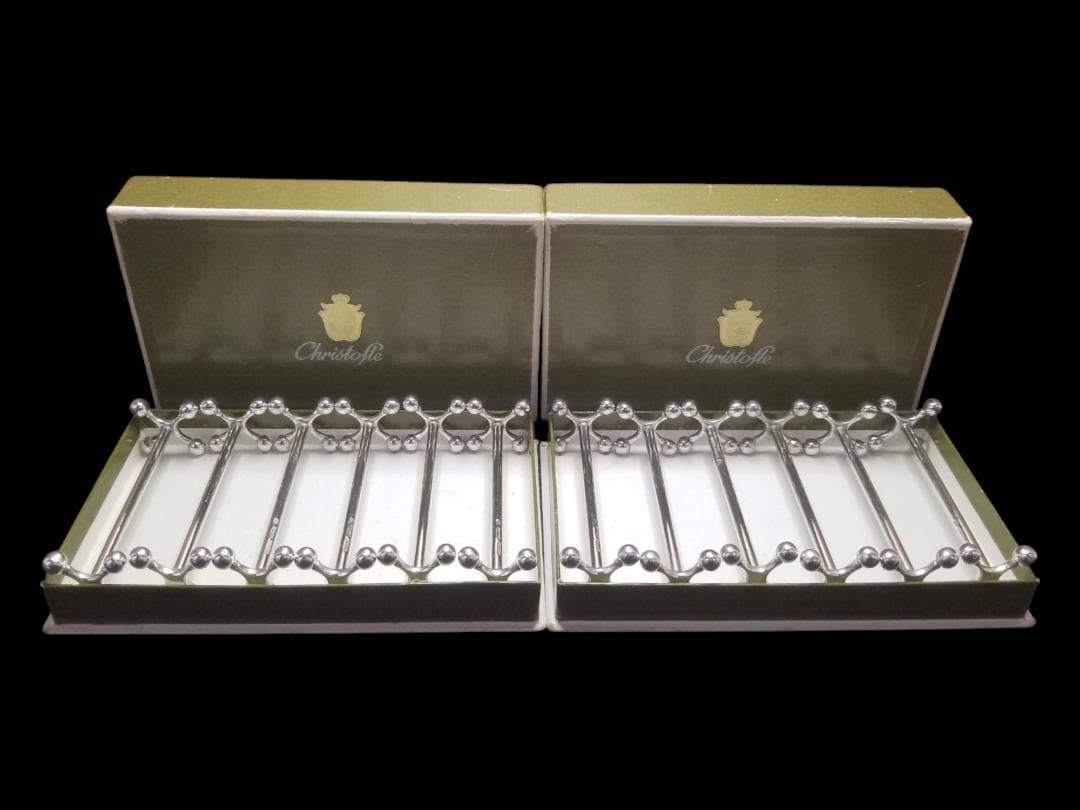 ⭐2箱12本セット⭐クリストフル ナイフレスト プール ナイフホルダー