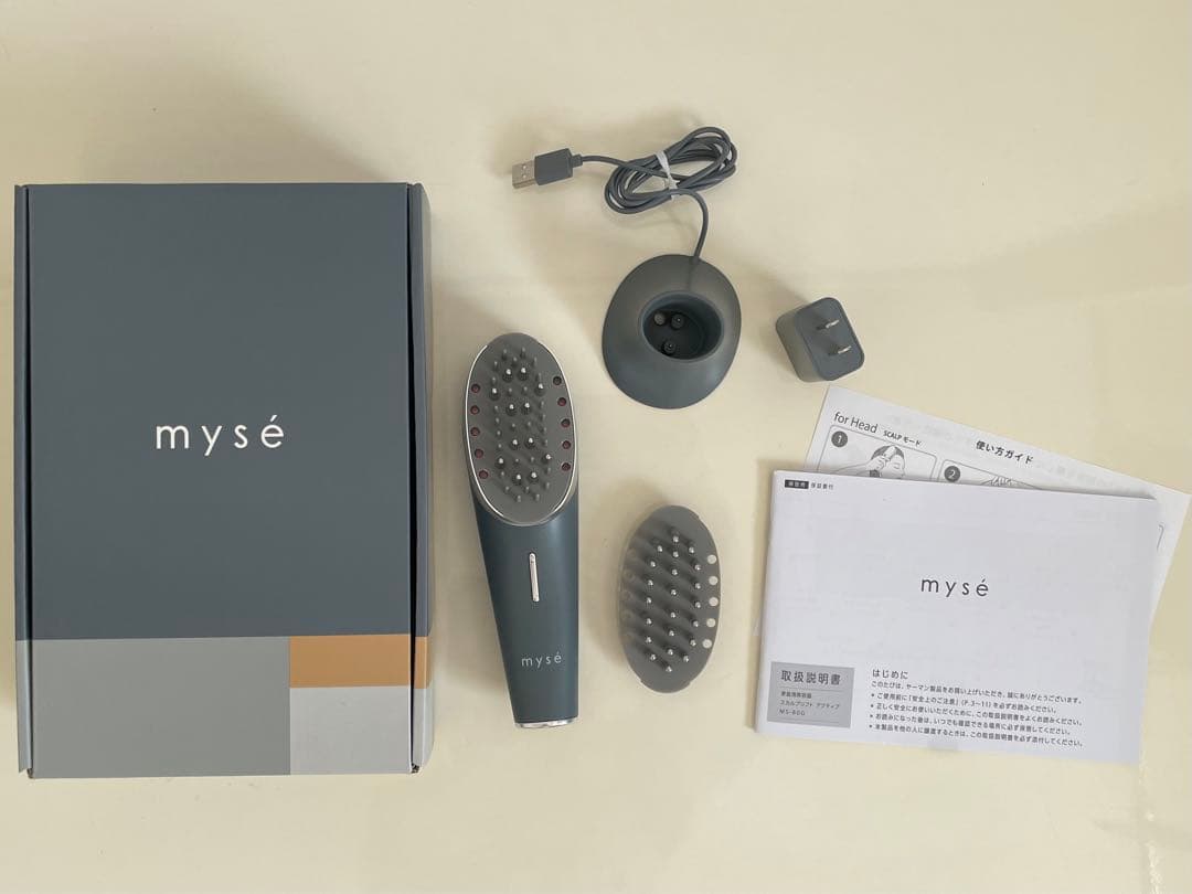 ミーゼスカルプリフトアクティブ MS-80G スカルプリフト アクティブ myse（ミーゼ） グレー MS-80G [EMS美顔器