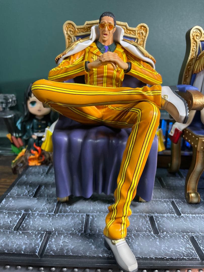 ONE PIECE 海軍三大将 赤犬 青雉 黄猿 セット フィギュア - メルカリ