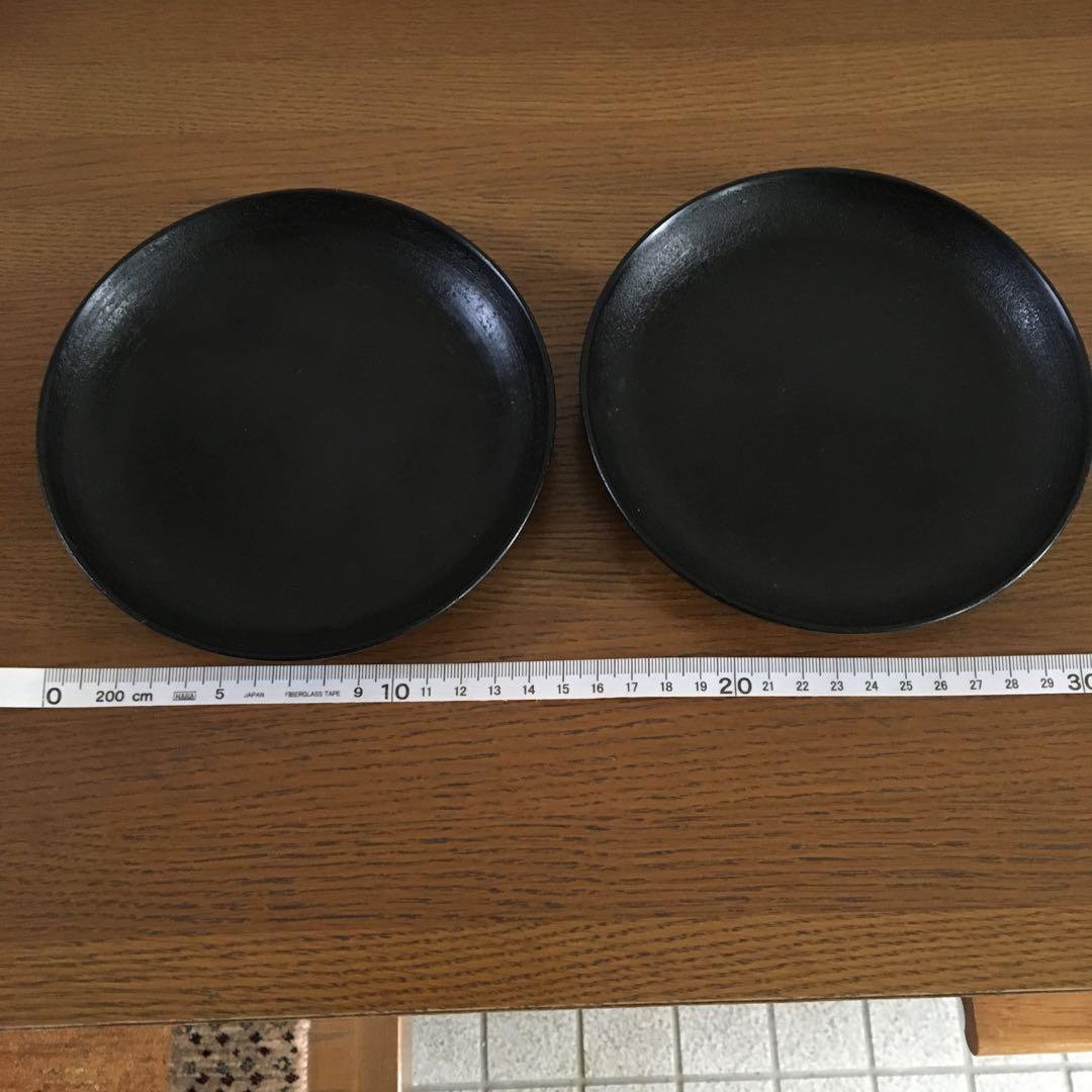 赤木明登さん丸皿 赤木明登 石丸皿 大 A 古銀 – 雨晴/AMAHARE