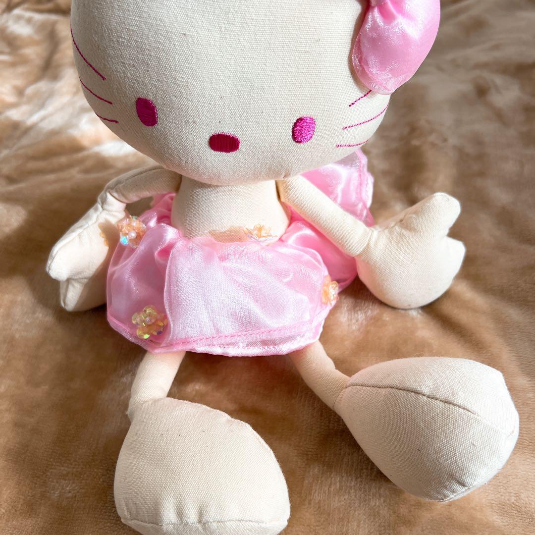 レア ピンキーバージョン 脚長 ハローキティ ぬいぐるみ ボール