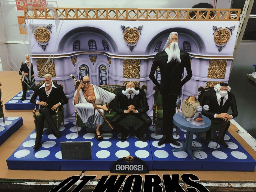 ONE PIECE ワンピース 世界政府 五老星 フィギュア ガレージキット