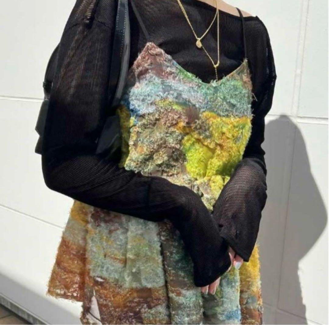 MEDI RACHEL FLUFFY ART CAMISOLE