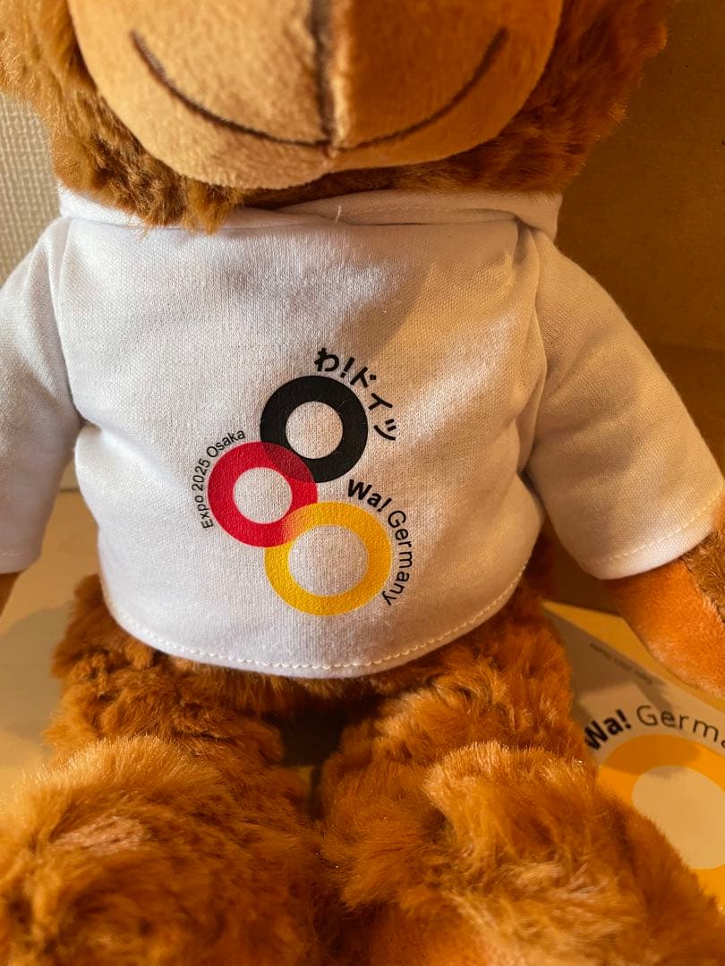 紙袋付き 大阪関西万博 EXPO2025 万博ドイツ館 テディベア ぬいぐるみ