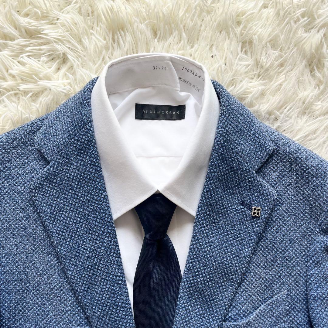 <美品>TAGLIATORE × ブリッラ ブルー コットン ジャケット 42 美品>TAGLIATORE × ブリッラ ブルー コットン ジャケット 42 - メルカリ