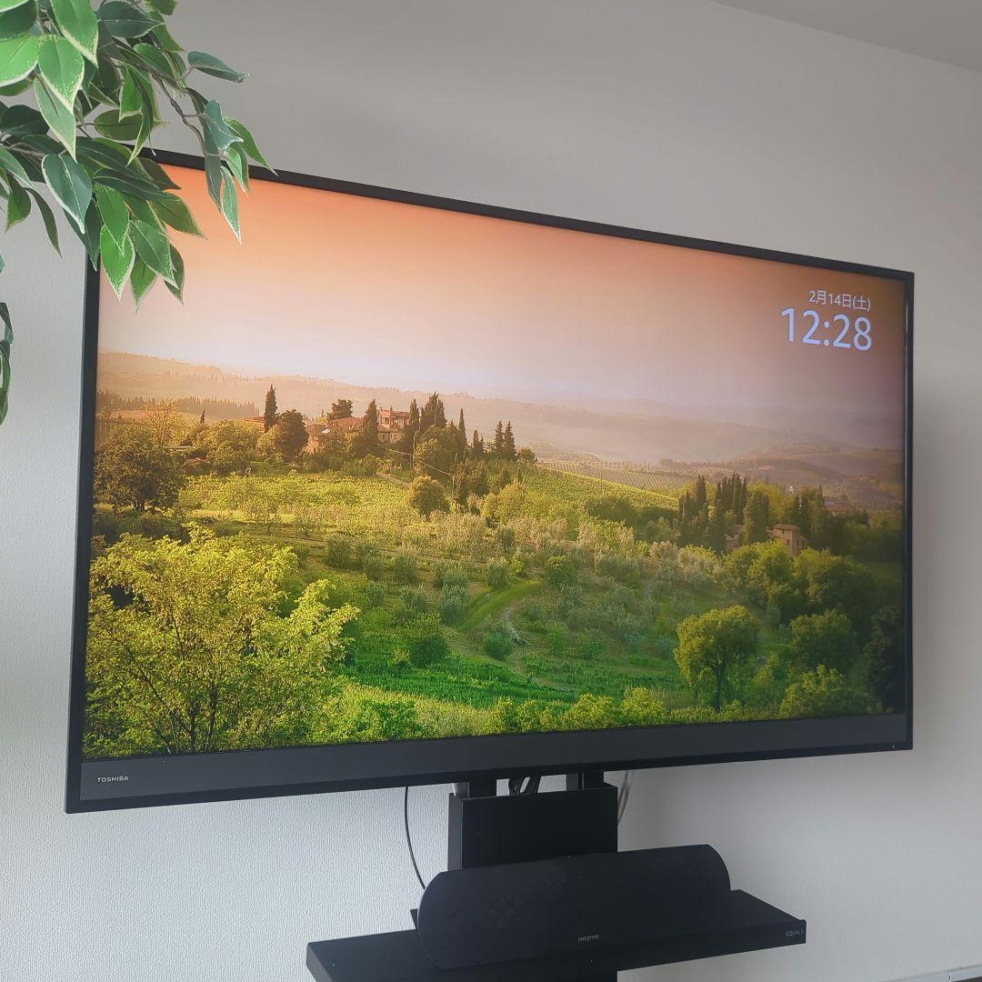 【直取引】WALL V3液晶テレビ50インチ 外付けスピーカースタンド付き 直取引】WALL V3液晶テレビ50インチ 外付けスピーカースタンド付き