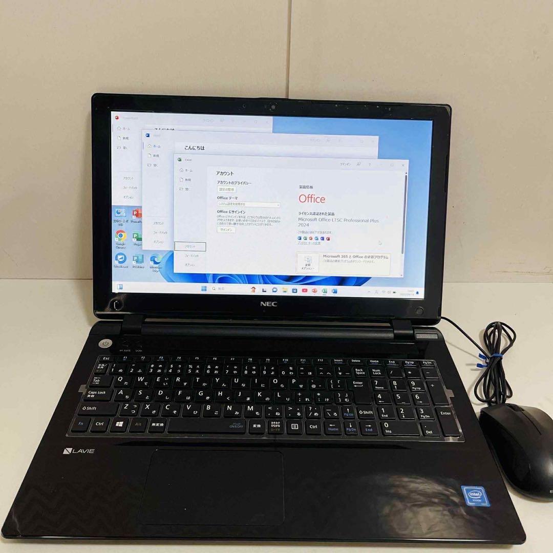 T398 NECノートパソコンSSD高速 WEBカメラWindows11オフィス - メルカリ
