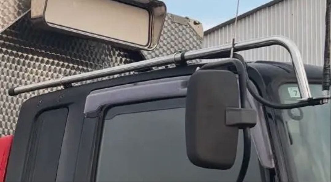 トラック用ステンレス製　パイプアンテナステー台座セット ステンレスパイプ製 アンテナ基台 トラックハイルーフ用 90度 （代引き