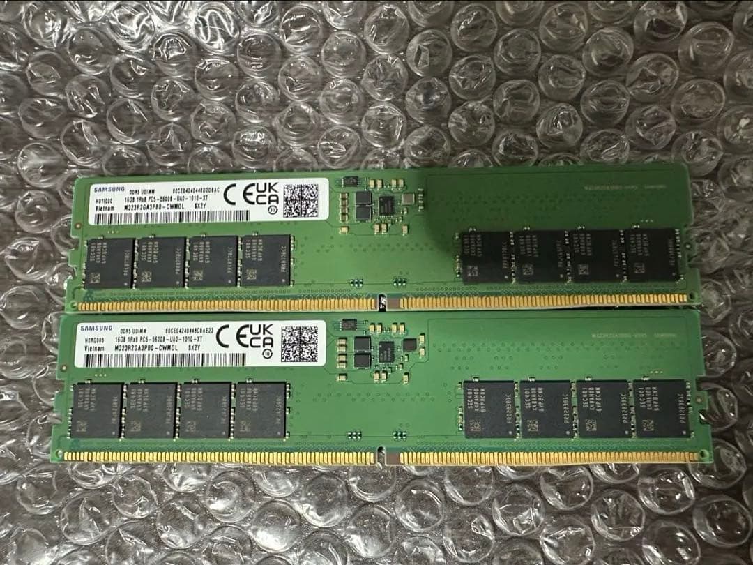 Samsung製　DDR5-5600 デスク用メモリ 32GB(16GB×2) Samsung製 DDR5-5600 デスク用メモリ 32GB(16GB×2)｜Yahoo!フリマ（旧